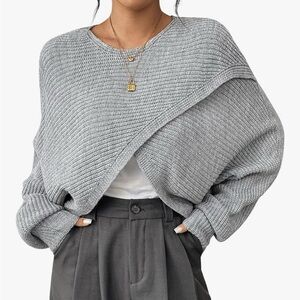 Gray Women's Kris Kross Sweater